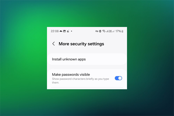 Step 3 of 10cric APK installation on Android showing the 'Install unknown apps' setting