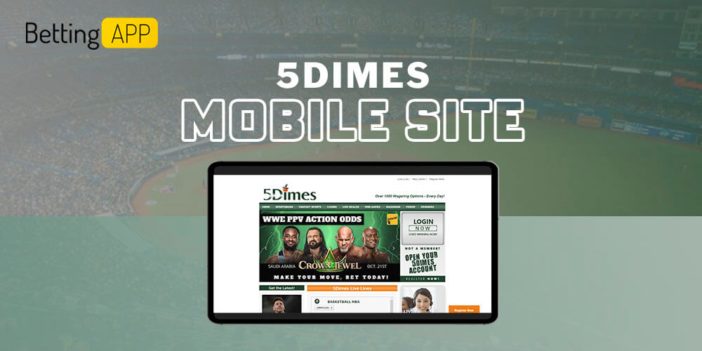 5dimes mobile site