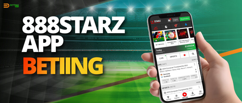 Sports betting on 888Starz app India