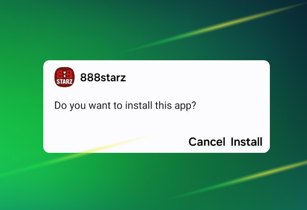 Step 4 – Installation prompt: "Do you want to install this app?" with Cancel and Install options.