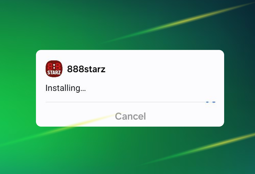 Step 5 – 888Starz APK Installation Process
