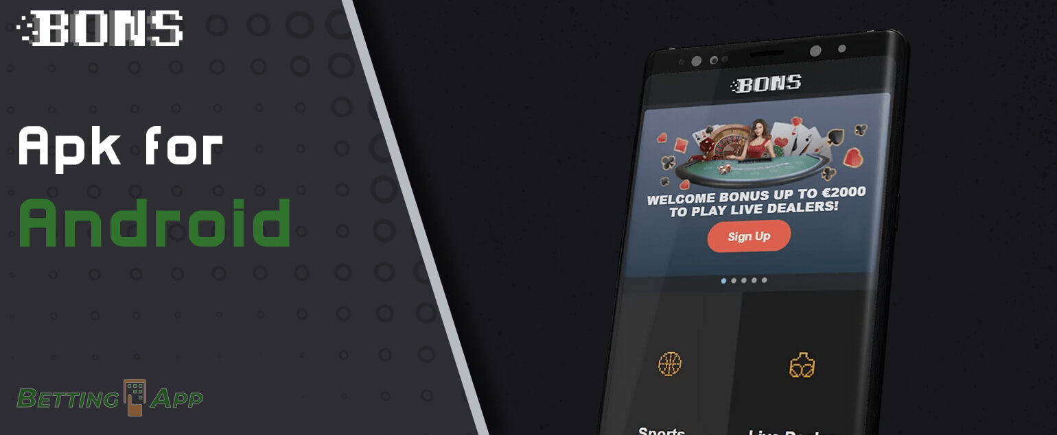 Bons Bet functional and fast version of the application for Android OS