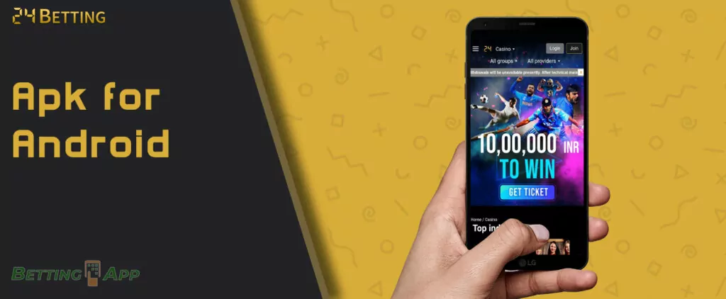 How to download and install 24 Betting apk for Android