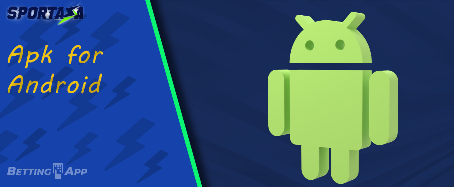 Any user of an Android smartphone will have no trouble figuring out how to download the Sportaza app