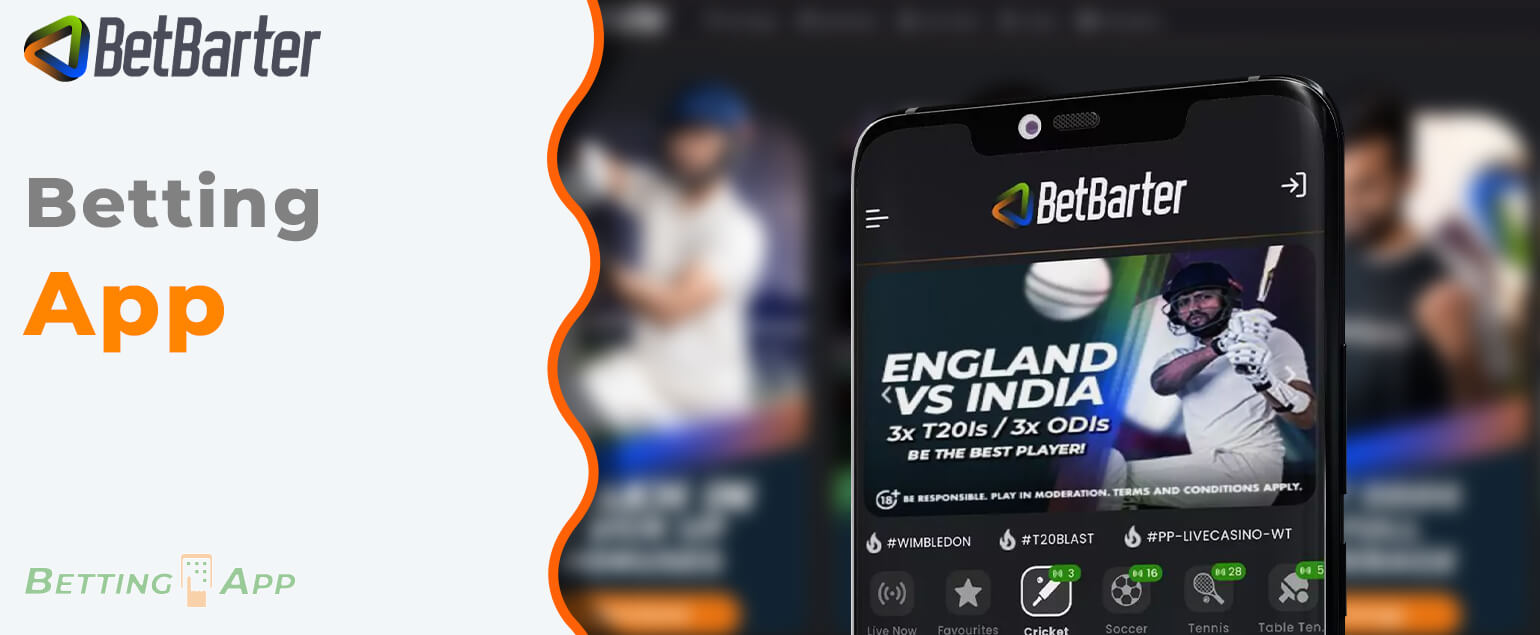 Betbarter Betting App Features