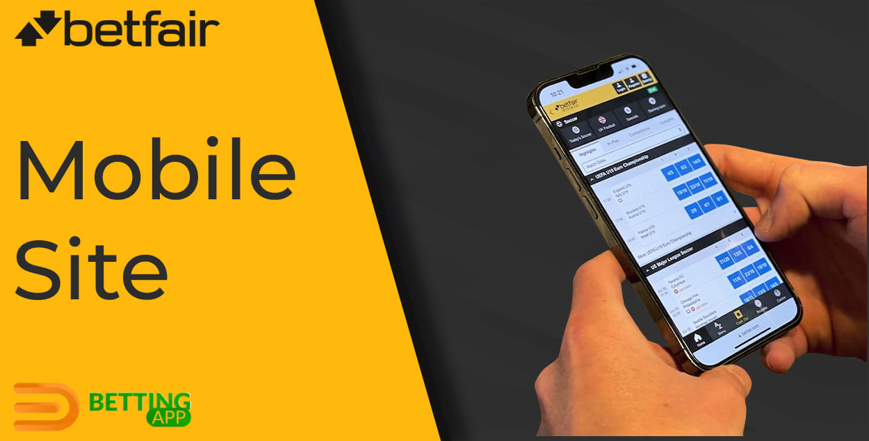 How to use the Betfair mobile site for sports betting