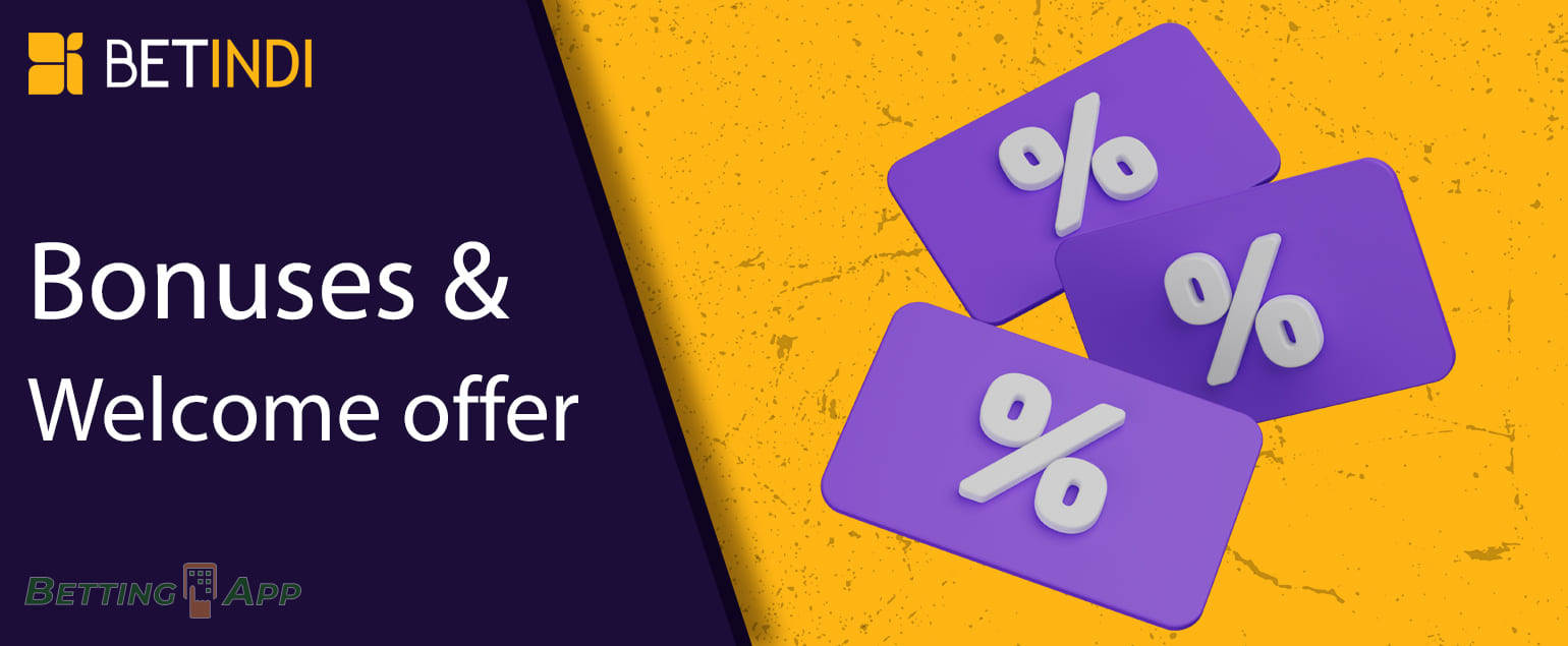 What bonuses await new and registered users in the Betindi app 