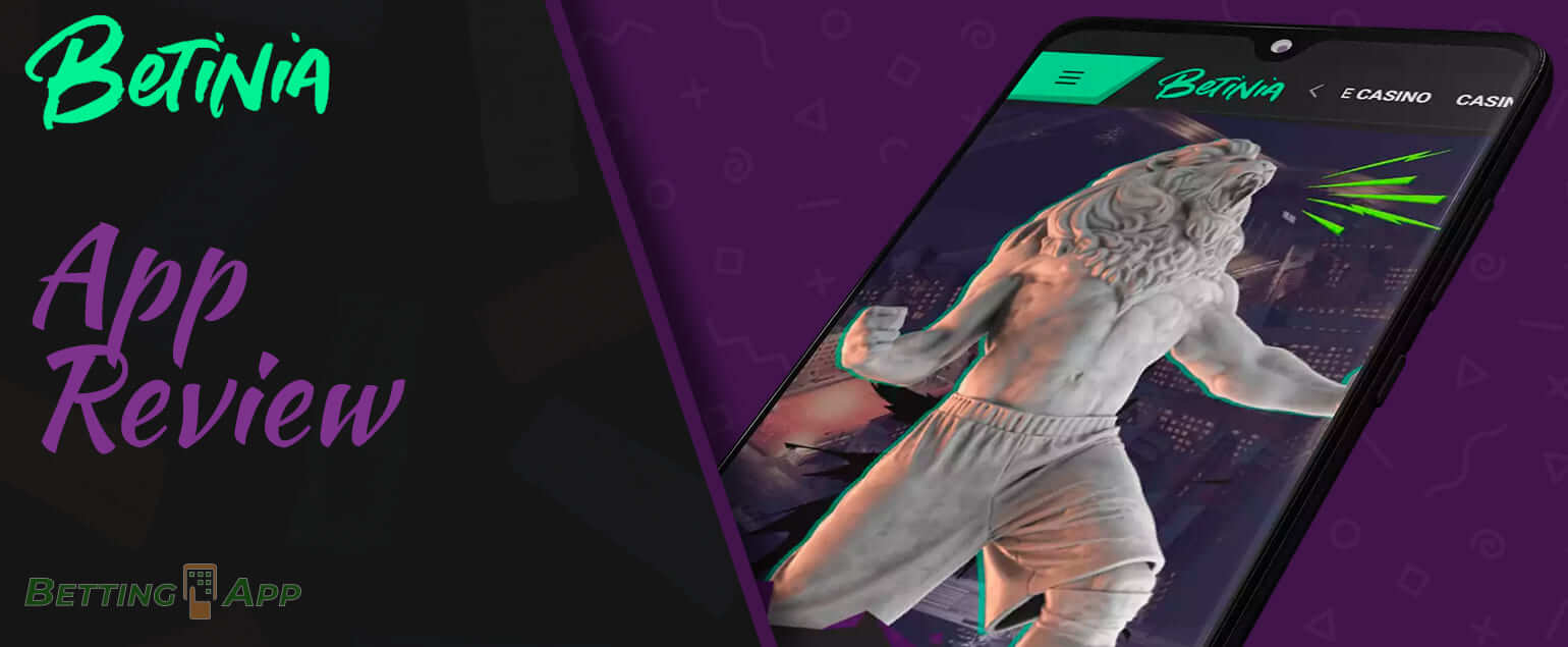 Betinia mobile betting app review.