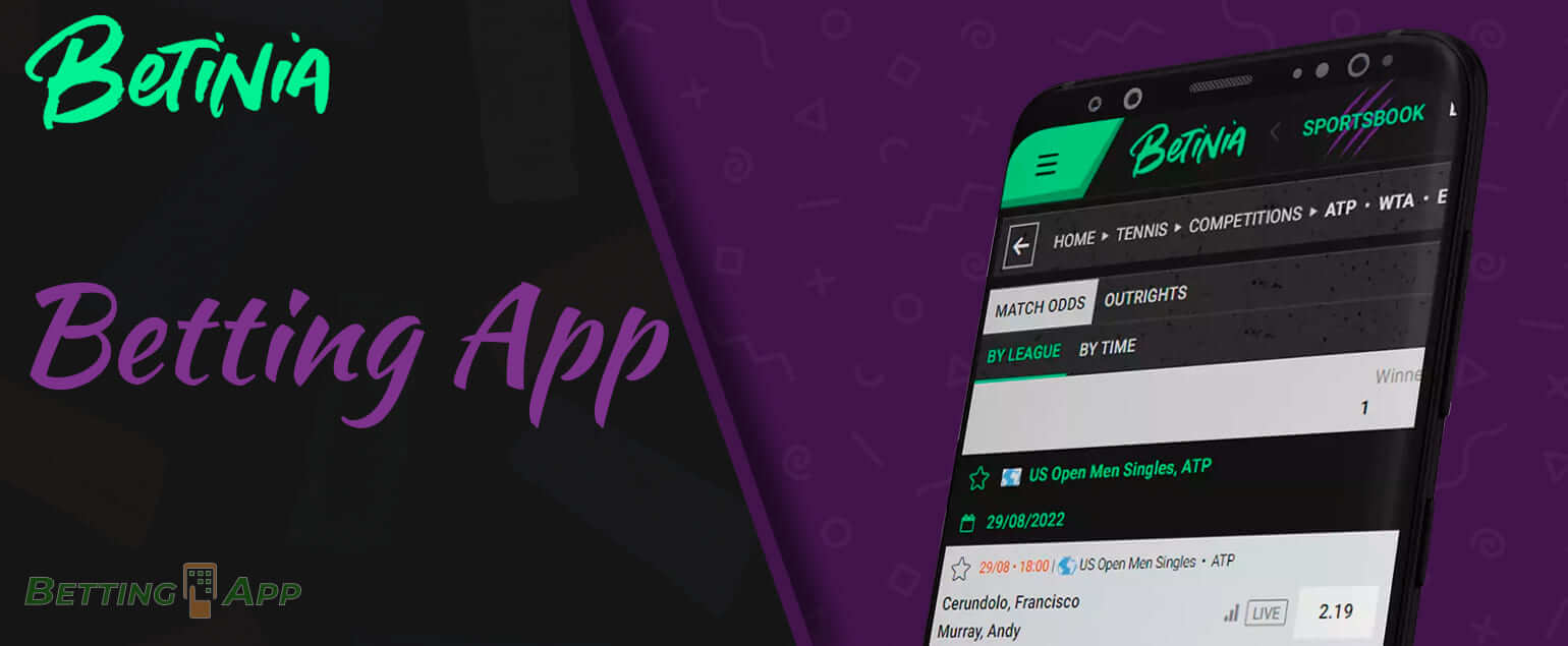 What sports and matches Indian users can bet on in the Betinia app 