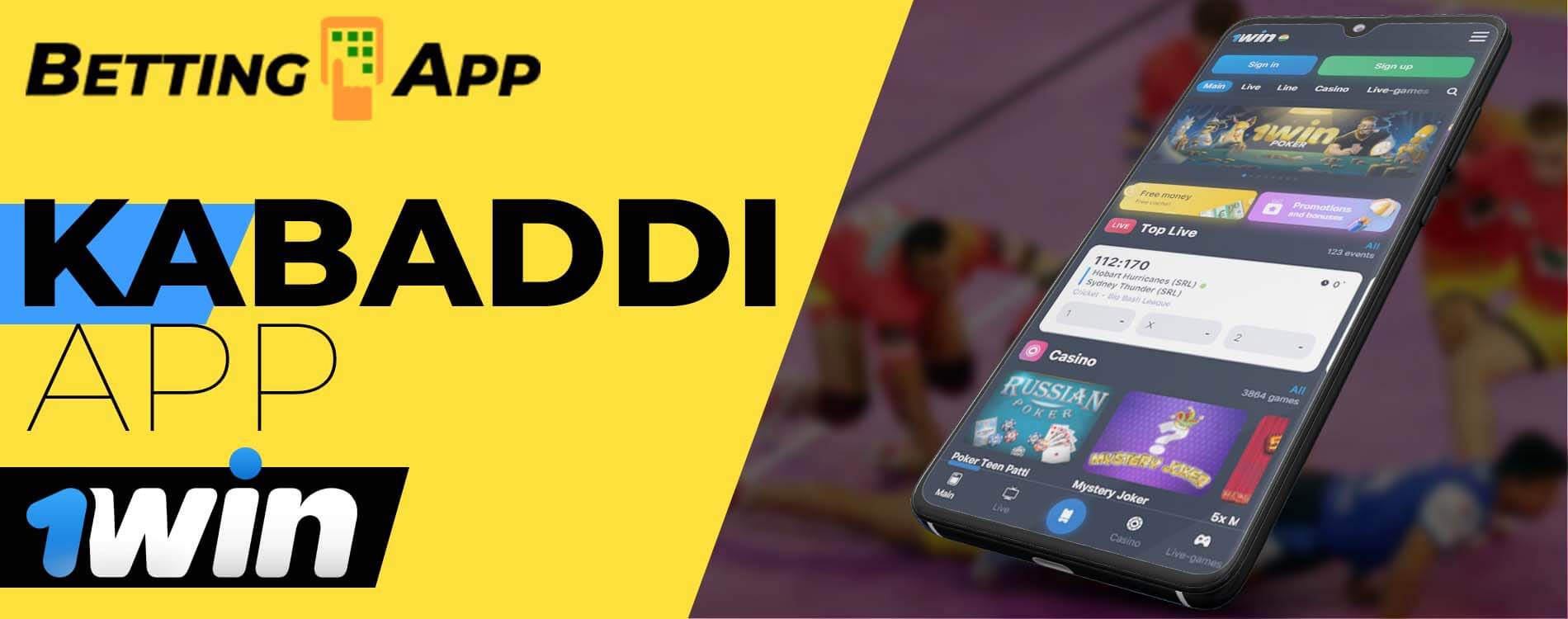 1win kabaddi betting app.