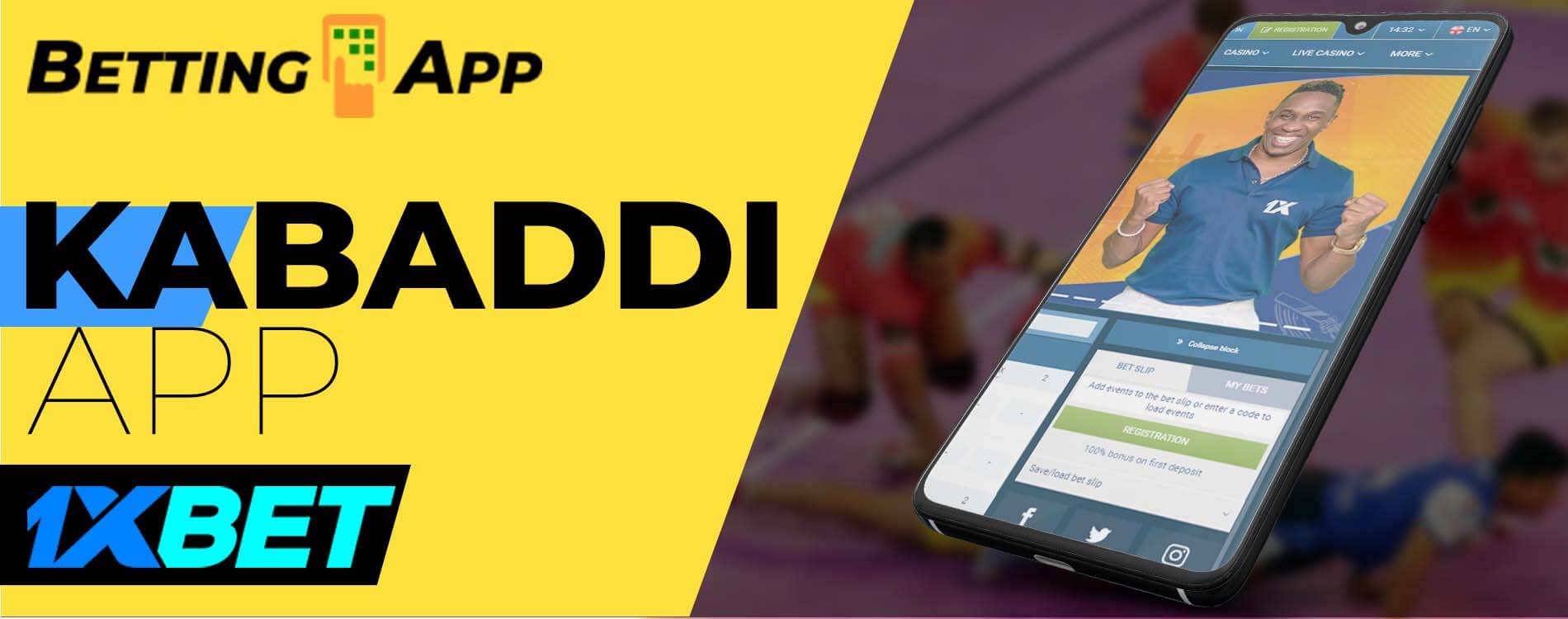 1xbet kabaddi betting app.