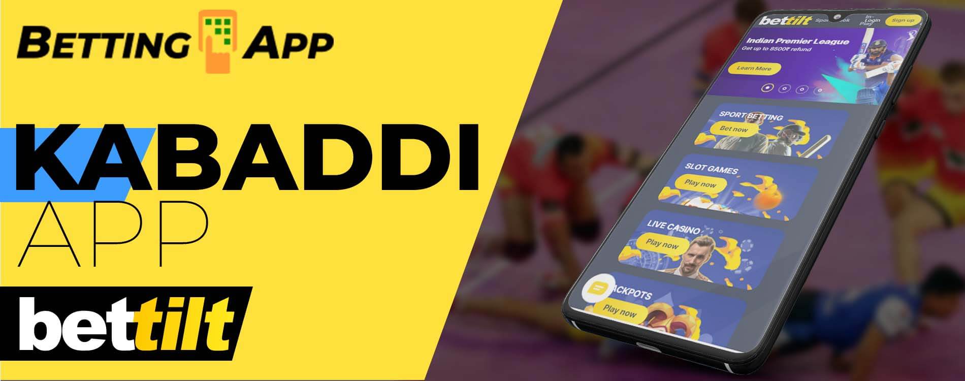 Bettilt Kabaddi betting app.