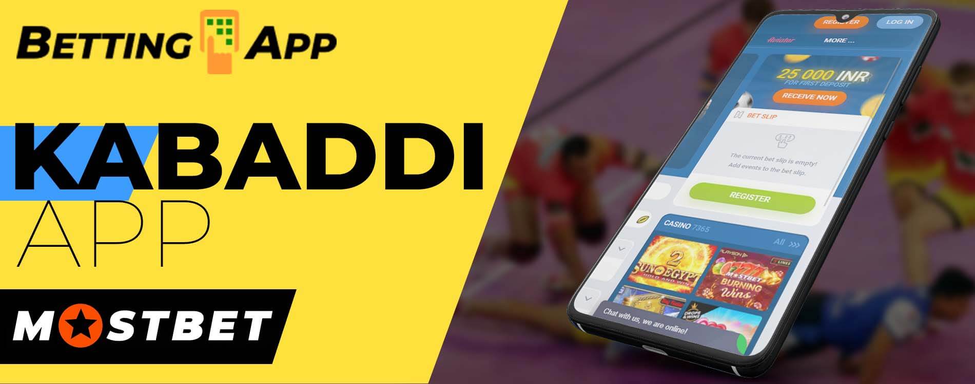 Mostbet Kabaddi Betting app.