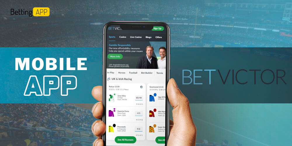 Betvictor mobile app
