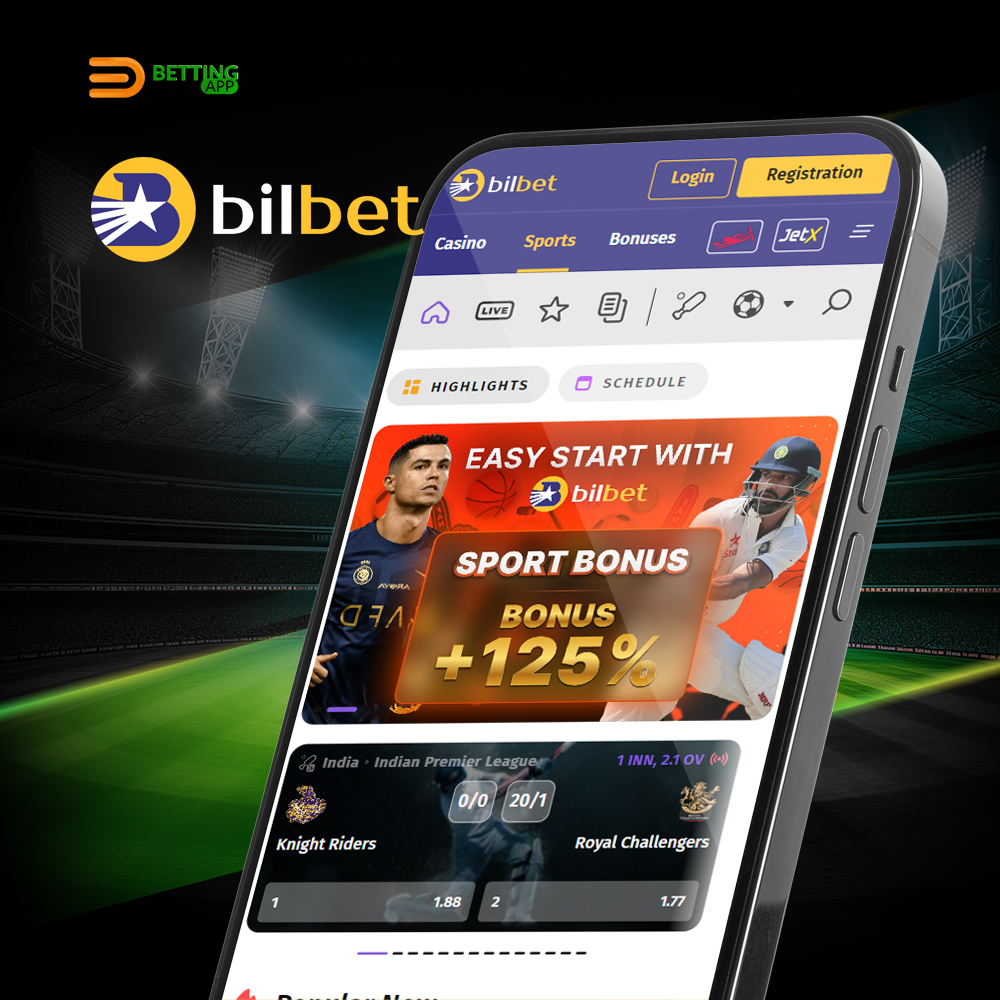 Bilbet mobile application for betting on IPL with best bonuses