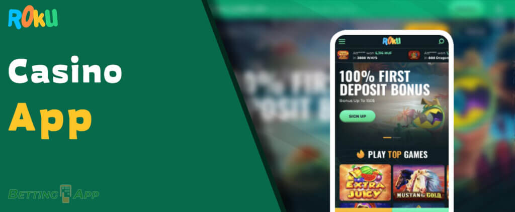 Rokubet offers hundreds of casino entertainment available on the mobile app
