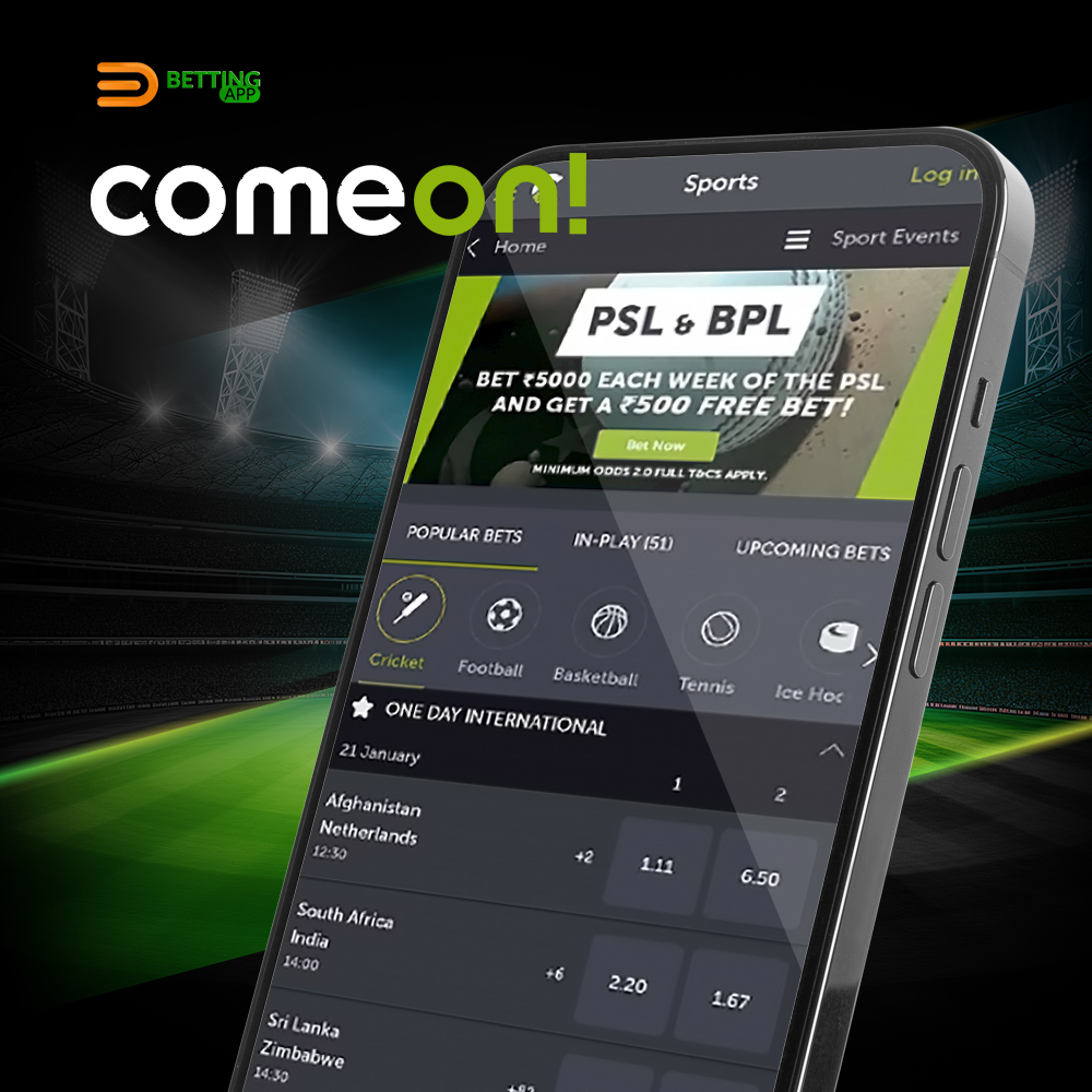 Advantages and disadvantages of ComeOn app for IPL betting