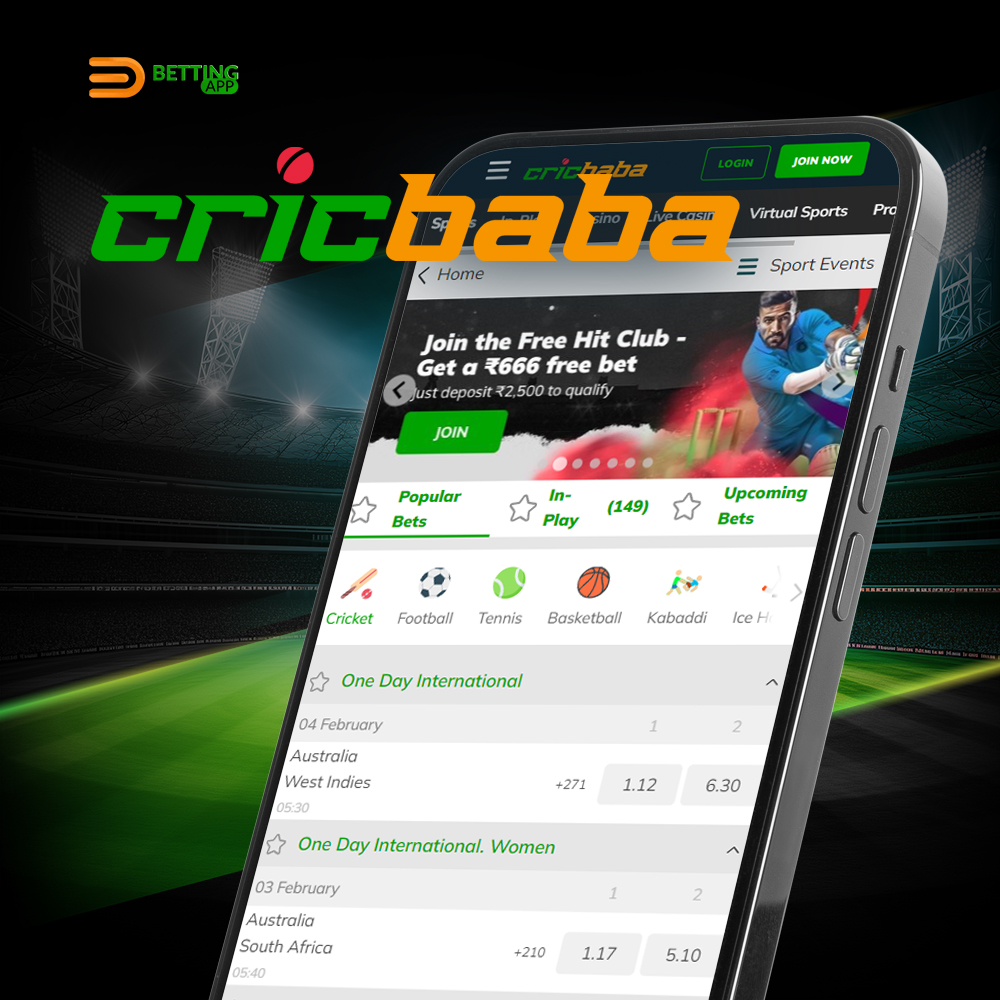 Features of Cricbaba mobile app for Android devices
