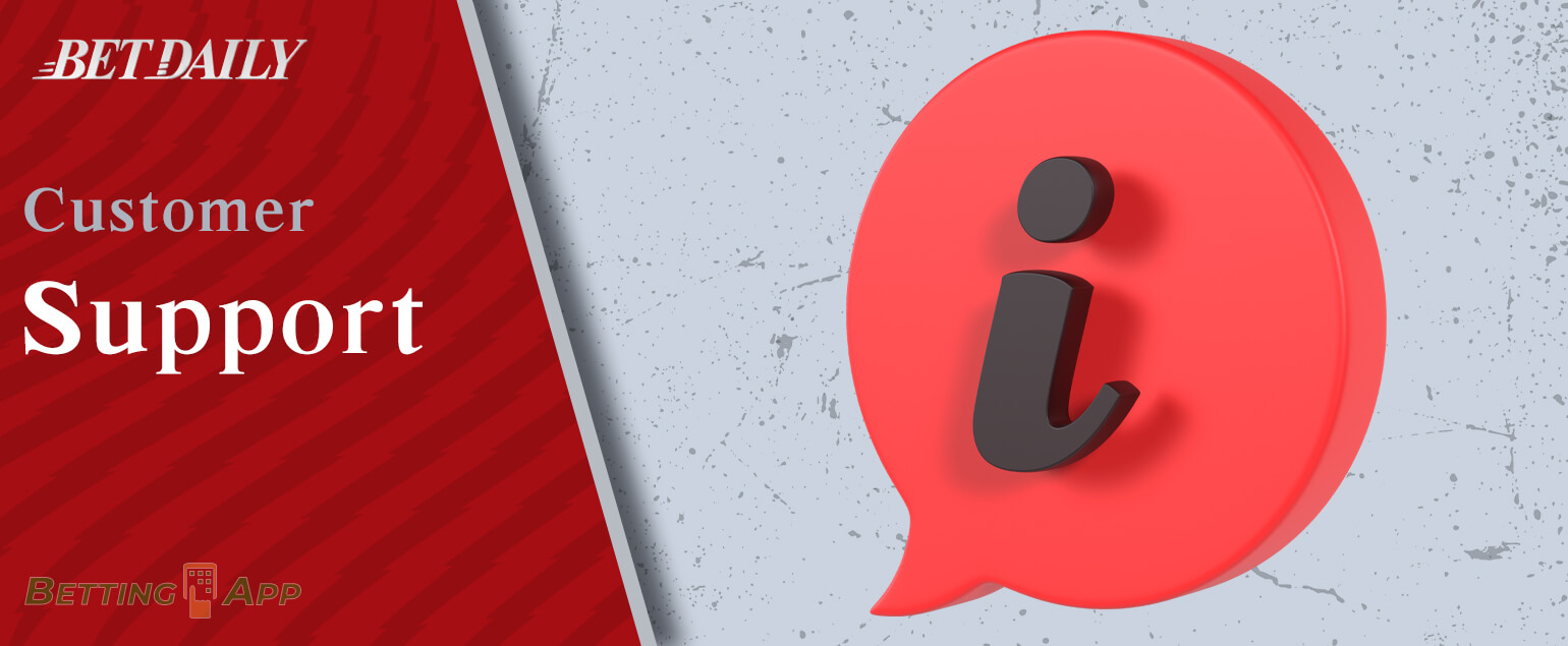 Betdaily app offers a great customer support for all Indian players
