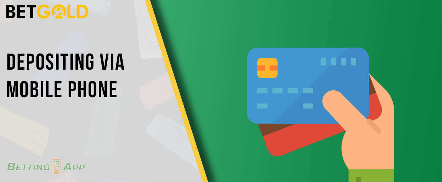 How to make deposit in the Betgold application