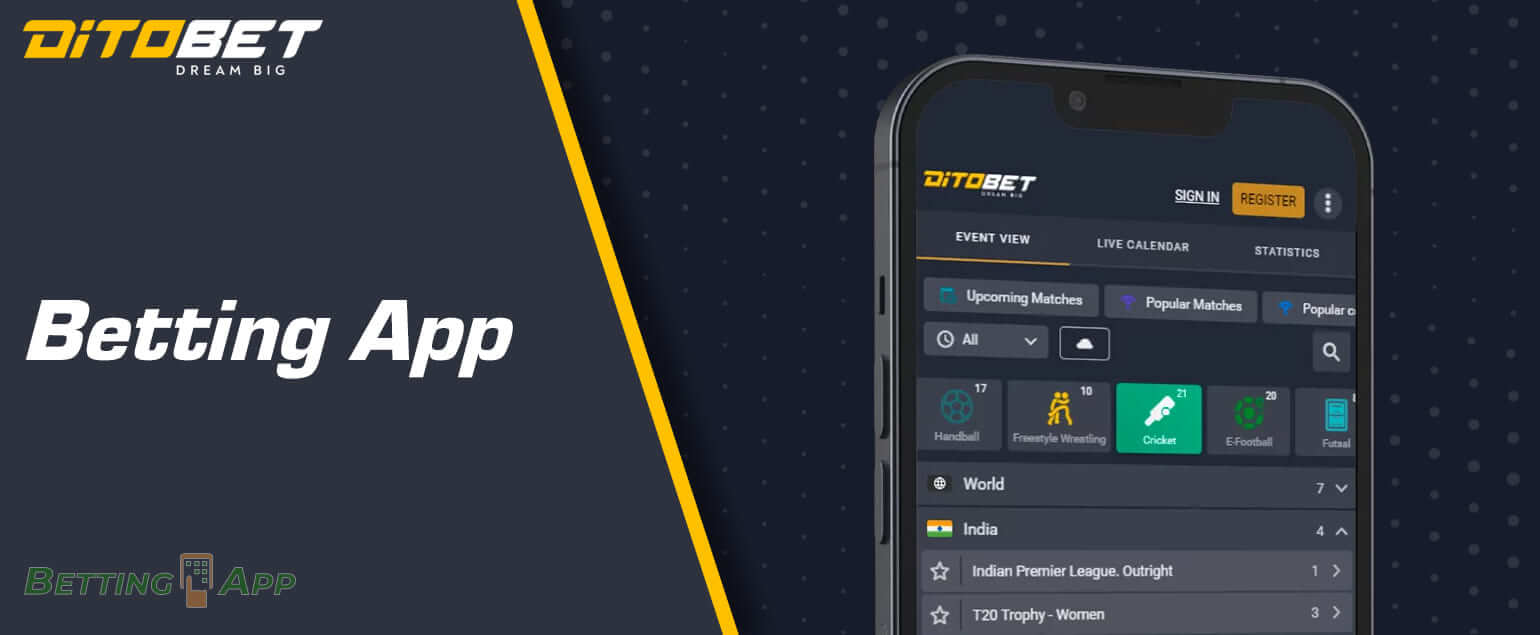 Features of sports betting with the DitoBet app