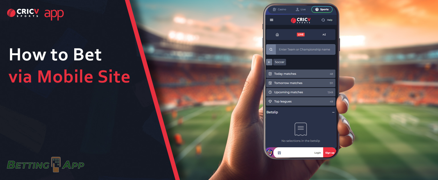 How Indian users can bet on sports on CricV app