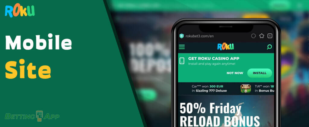 Every user of Rokubet can use the mobile version of the website