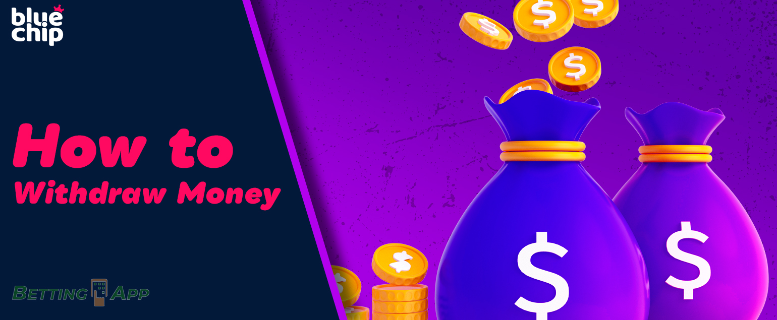 Payment methods and deposit amounts available on BlueChip 