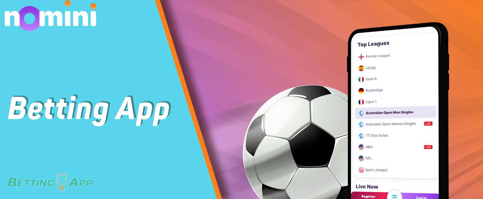 Features of Nomini mobile sports betting app