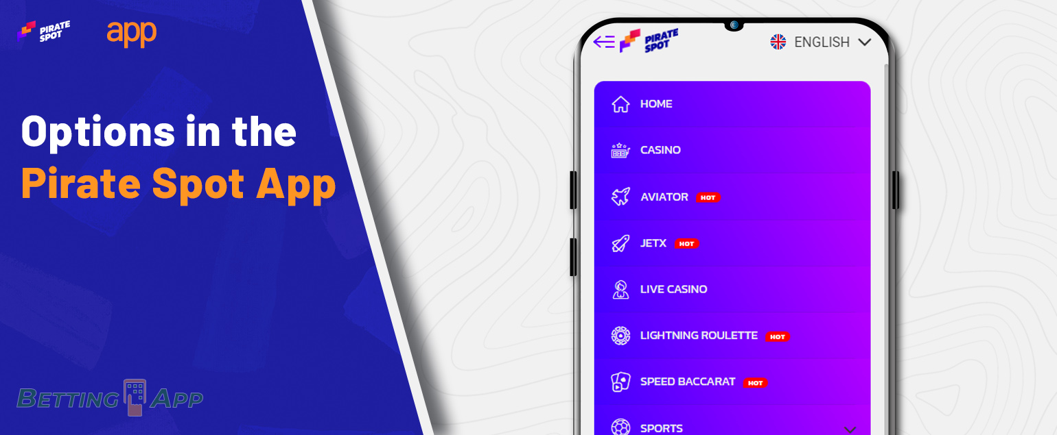 What features are available for Pirate Spot India users in the app