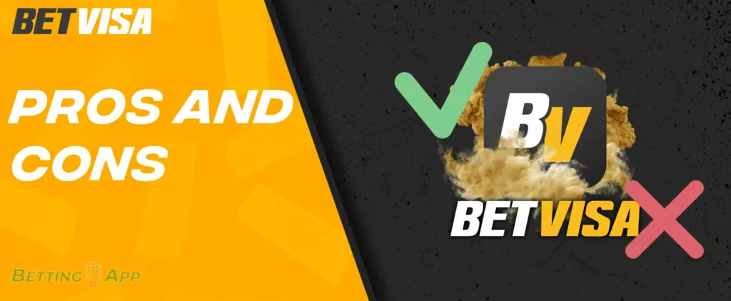Here are some of the most essential pros regarding the Betvisa application