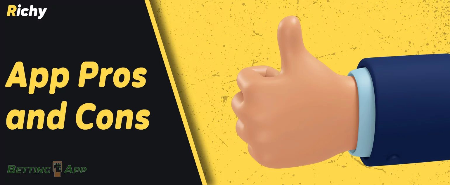 List of benefits of Richy Bet app for india users