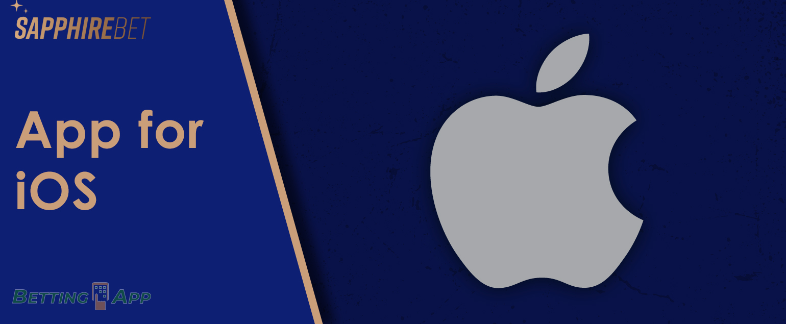 Requirements for iOS devices to install the Sapphirebet app, instructions