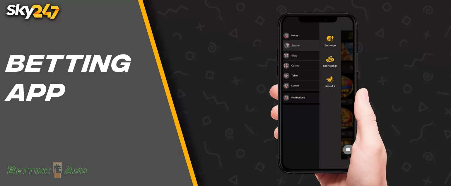 How to bet on sports in the Sky247 app