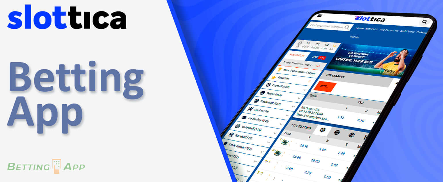 Sports available for betting on Slottica for Indian users