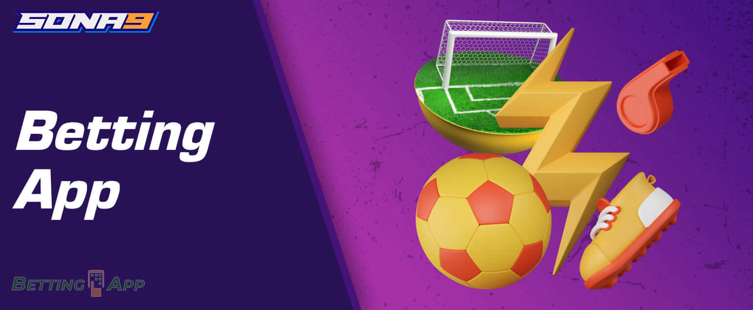 Features of the Sona9 mobile sports betting app