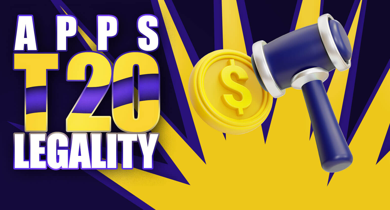 Legality of the T20 betting apps in India.