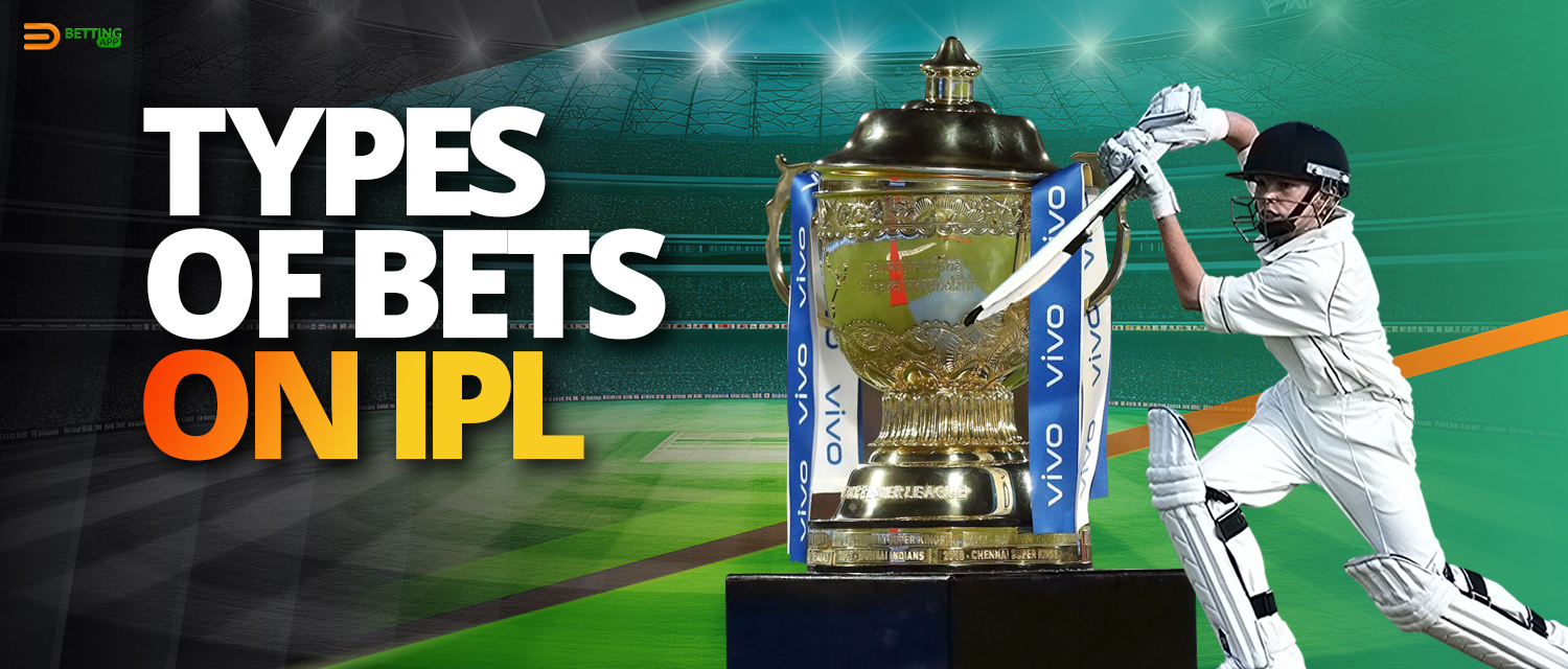 Types of IPL bets available to Indian users on mobile app