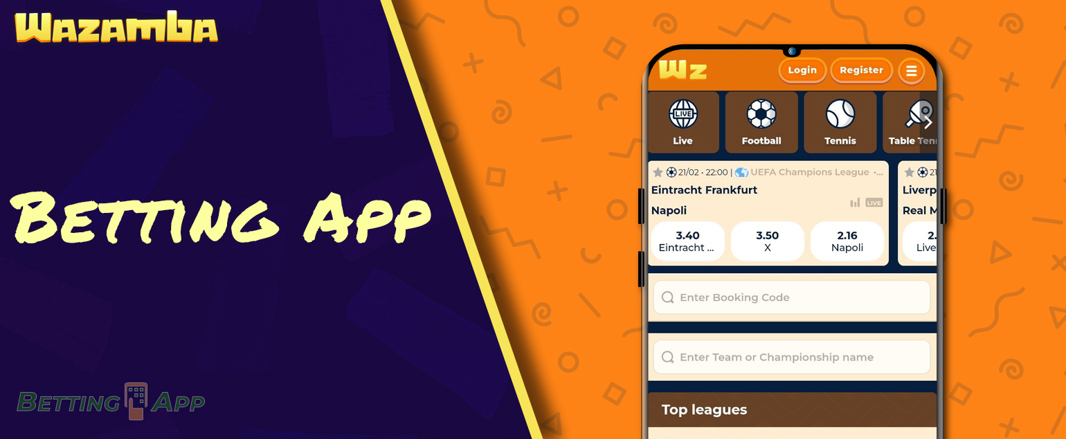 Features of the Wazamba sports betting app