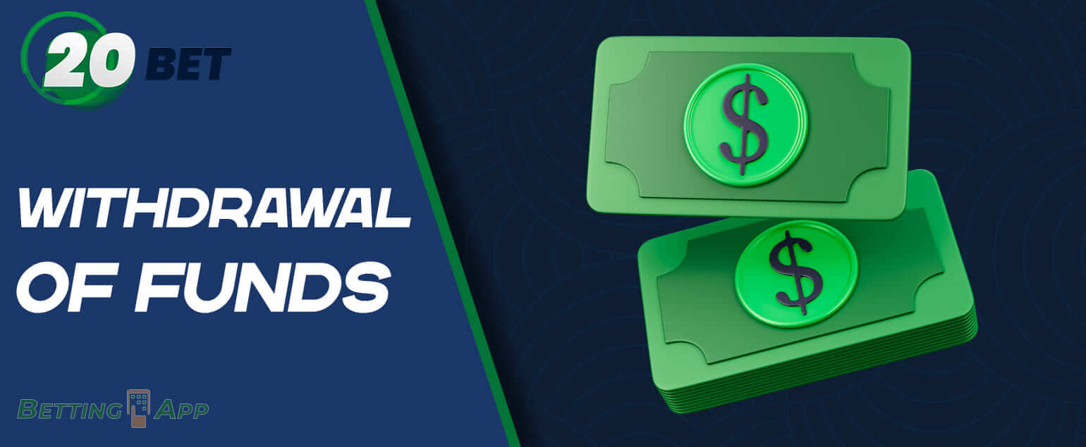 How Indian users can withdraw via 20bet app 
