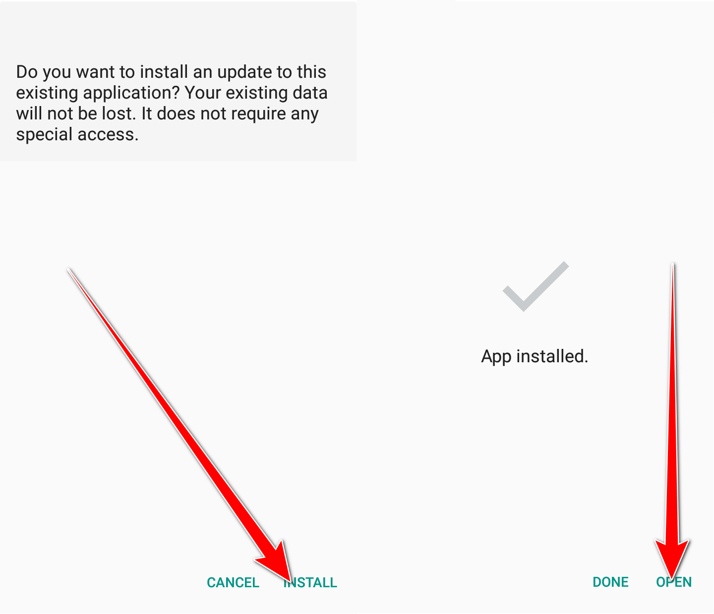 process install apk file