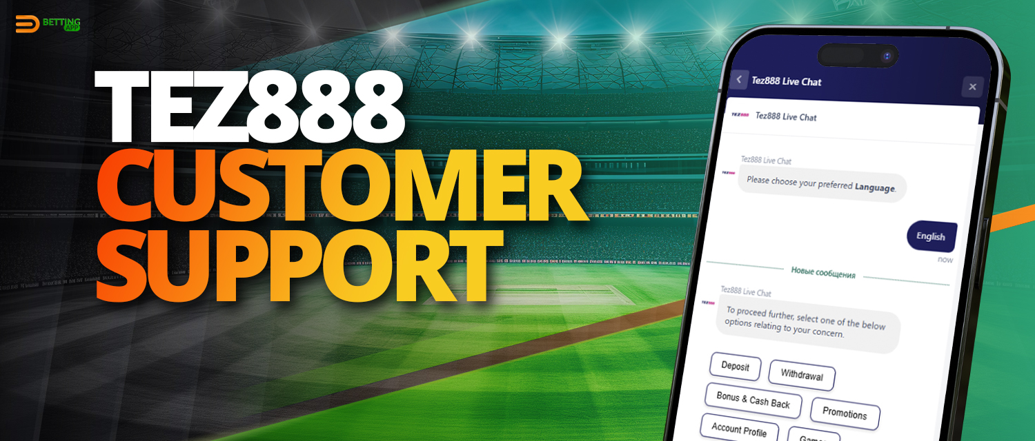 Support for Tez888 app users from India