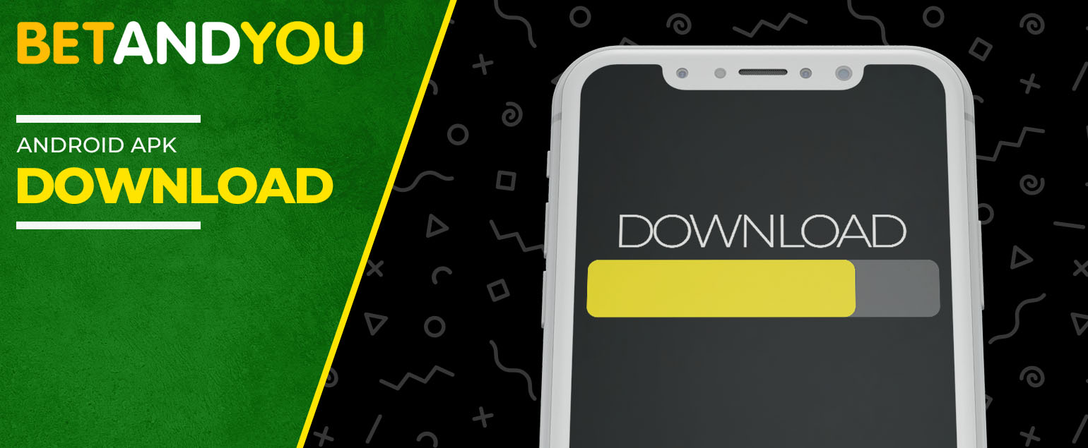 Download the apk file of Betandyou.