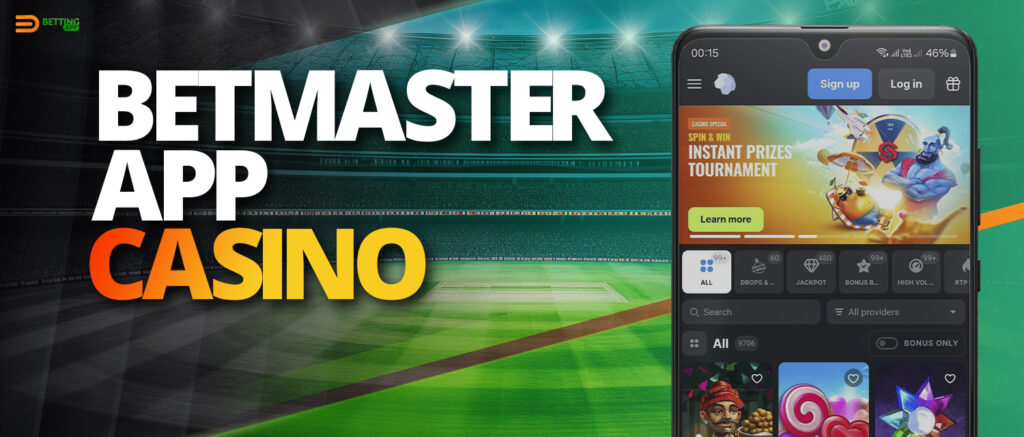 Online casino games in Betmaster app 