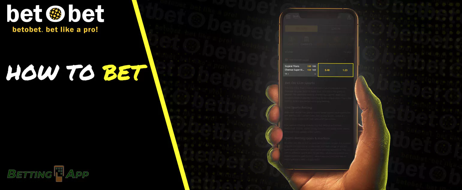 How to bet on sport on the betobet.