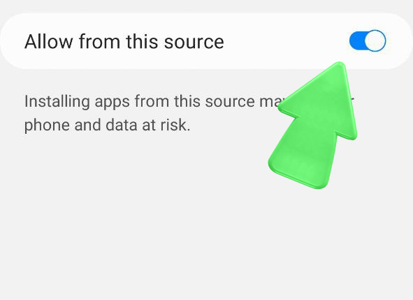 Allow from this source