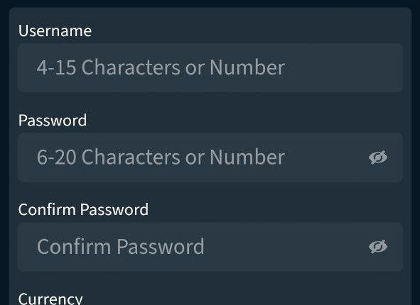 Step 3 of registration and verification in the Six6s betting app