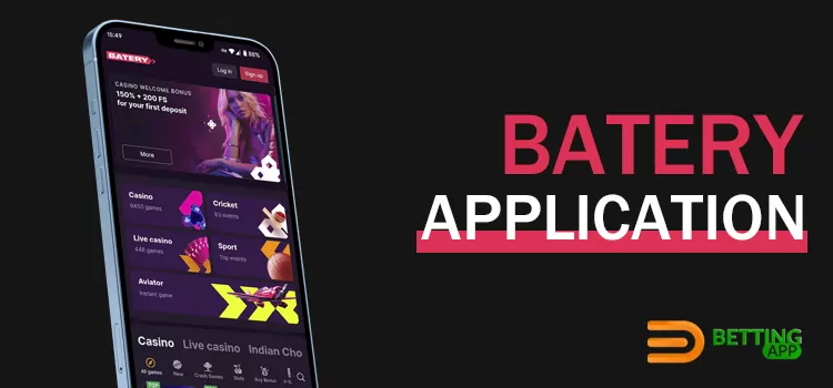 Batery bookmaker app