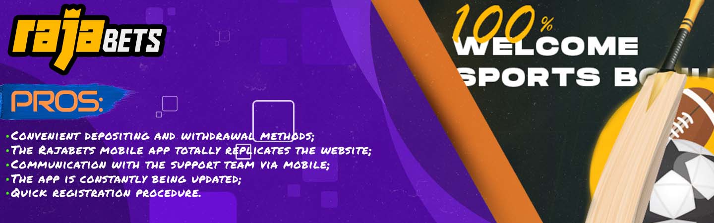 Rajabets app for esports events. All pros of the platforms and general information.