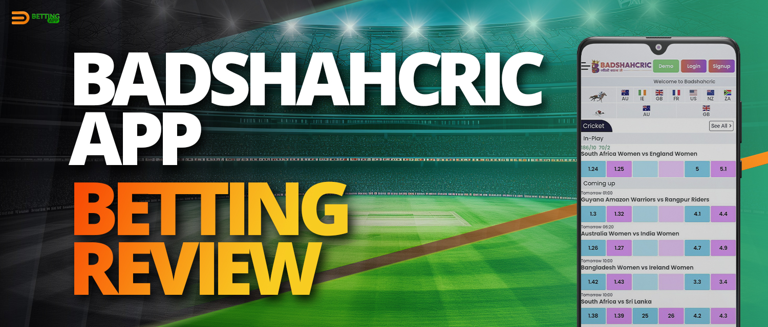 Sports betting on Badshahcric India app